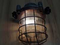 Piękna Lampa Oprawa Przemysłowa Loft PRL Po Renowacji