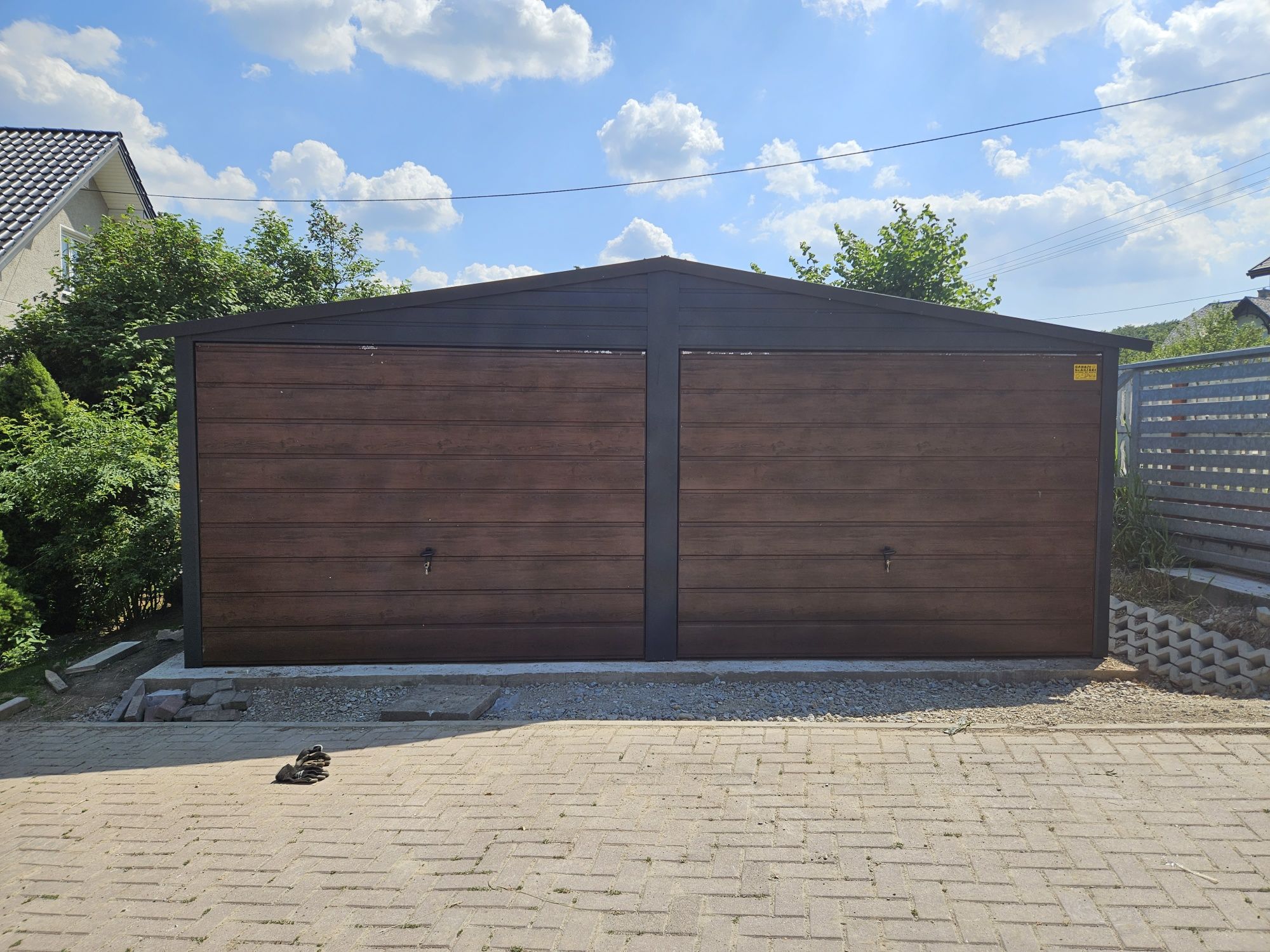 6x5.5 POD Garaze Blaszane Garaż Blaszany Blaszak Blaszaki Drewnopodobn