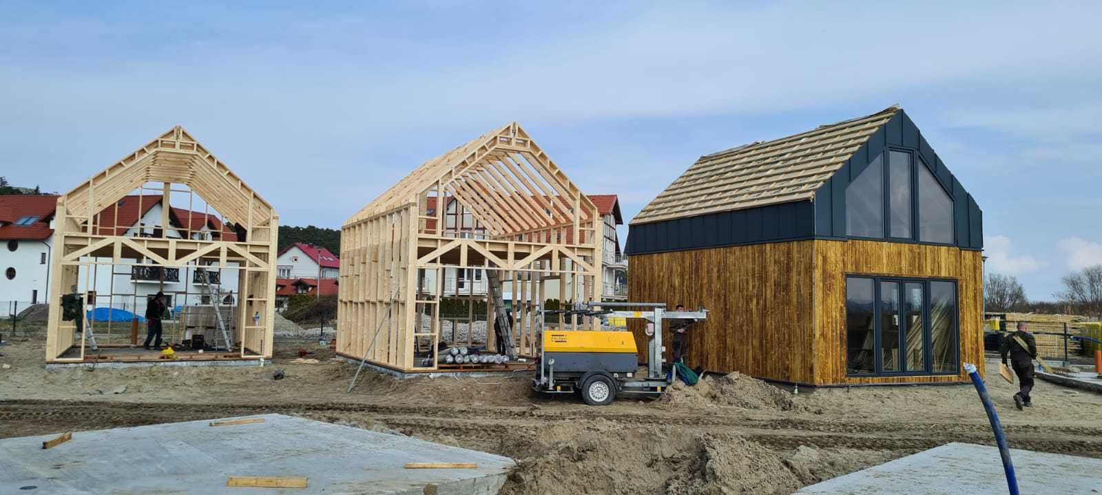 Domek drewniany,dom letniskowy, STODOŁA konstrukcja na zgłoszenie35m2,