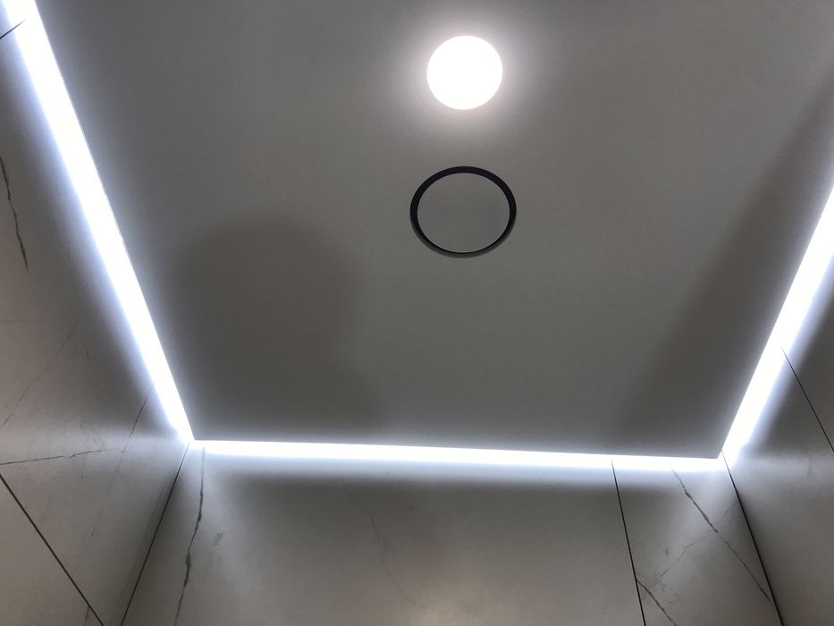 Натяжні стелі. Магнітне трекове освітлення. Луцьк і область