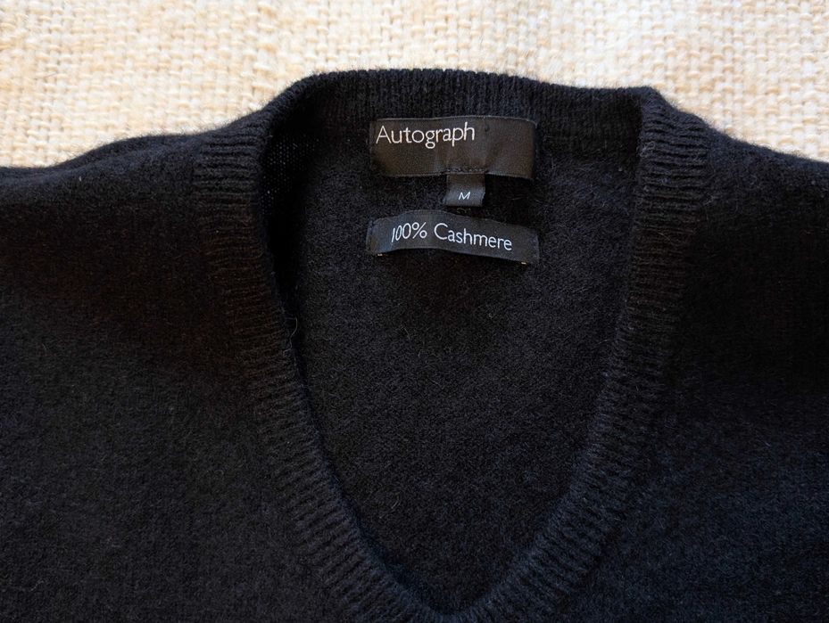 Sweter męski kaszmirowy M&S