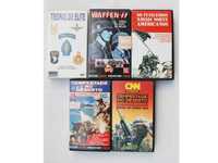 Cassetes VHS de temas militares