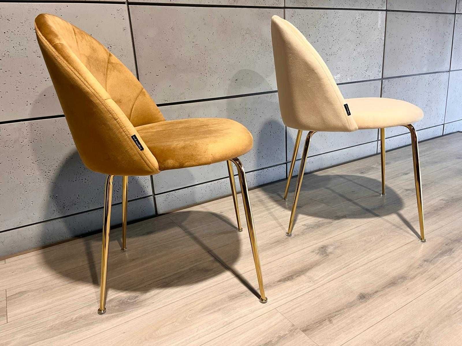 stylowe krzesło tapicerowane w stylu glamour CAMILA marki Lugano