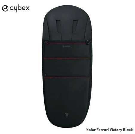 NOWY Śpiworek Cybex do wózka Melio kolor Ferrari Victory Black