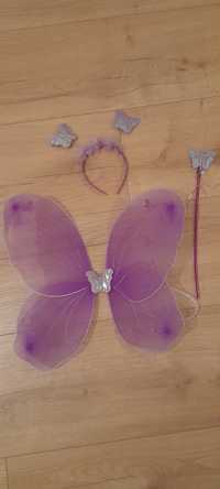Strój wróżki / motyla na bal przebierańców 3 - 6 lat