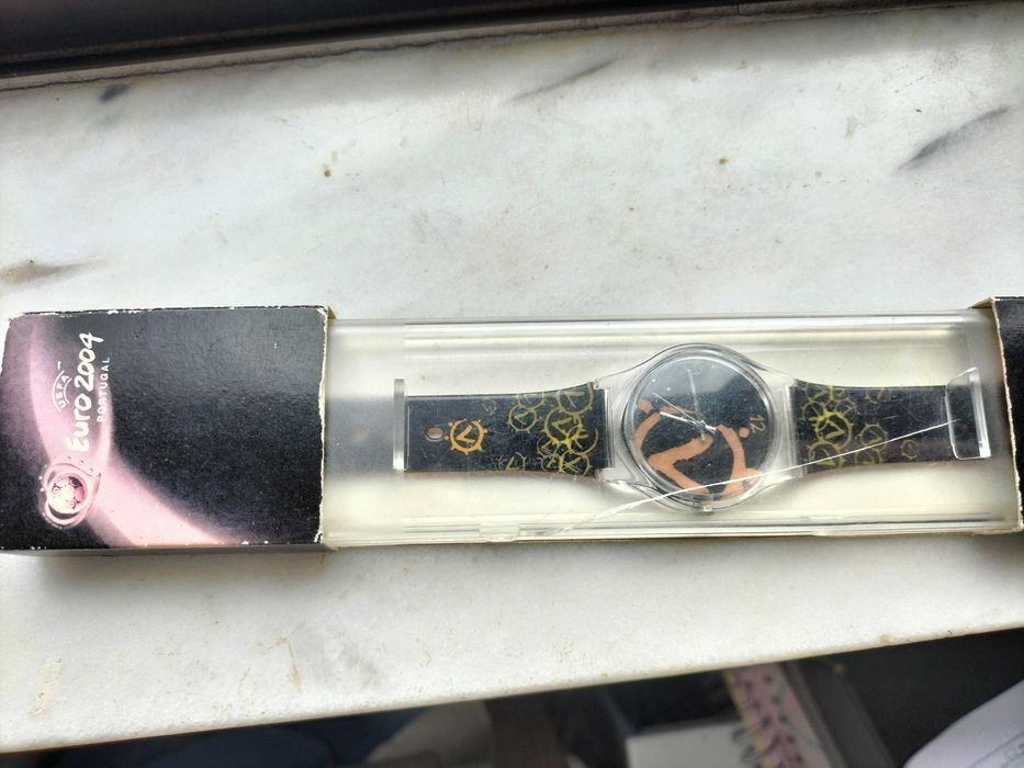 2 Polos Voluntário Euro 2004 Futebol - Adidas + Relógio