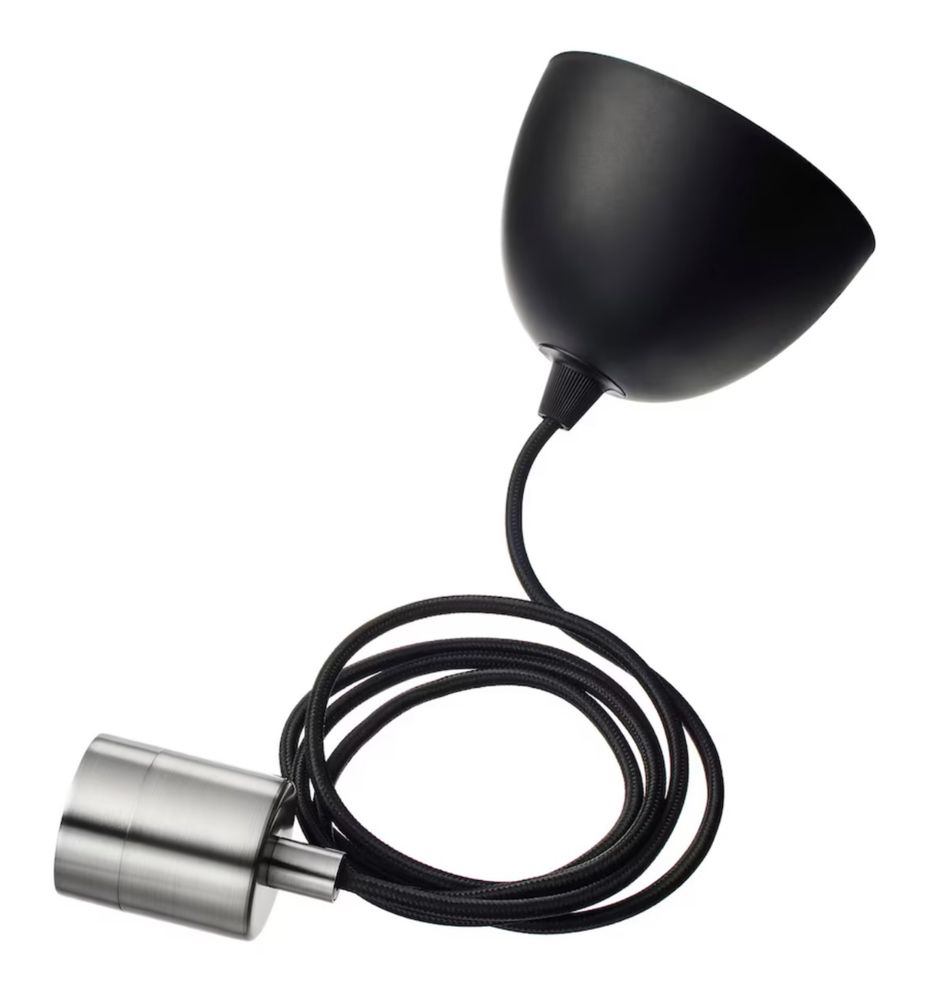 okrągła różowa lampa wisząca 70s vintage modern retro