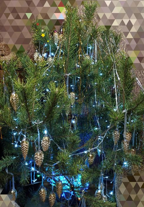 Ёлочные игрушки шишки СССР