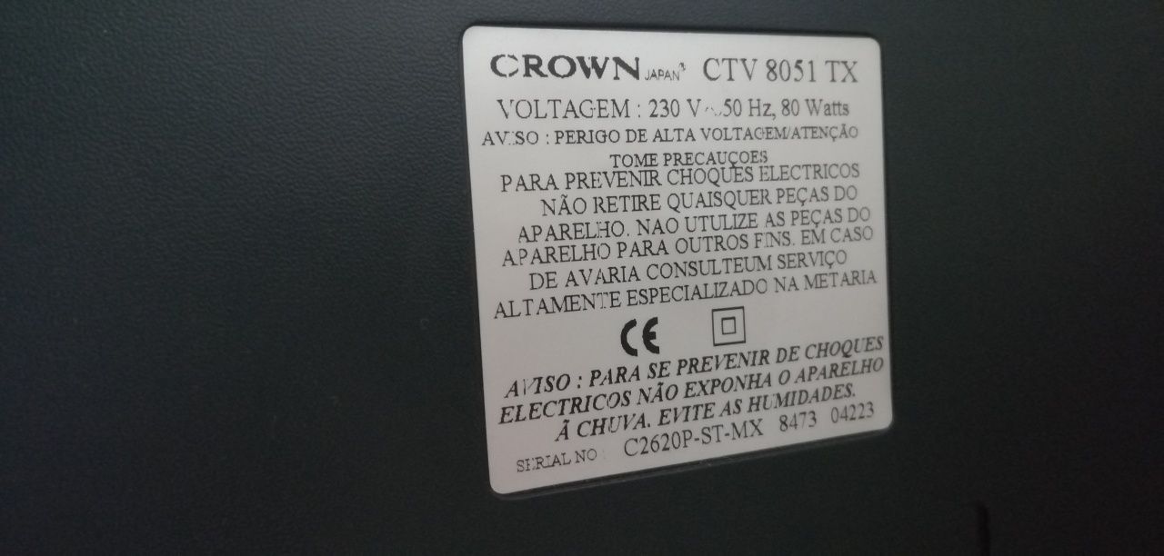 Televisor Crown CTV 8051 TX