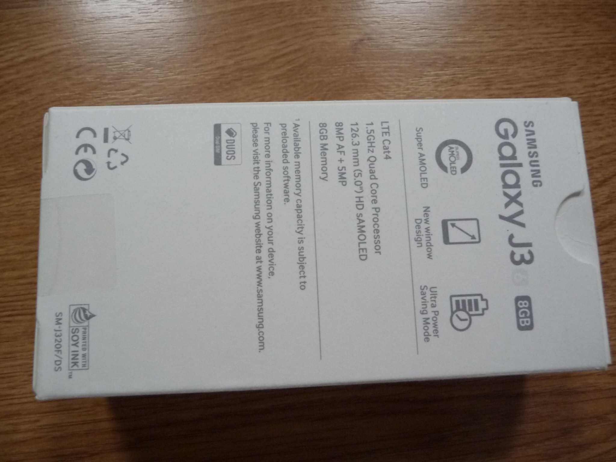 Samsung Galaxy J3 2016 czarny, 8GB, dual sim