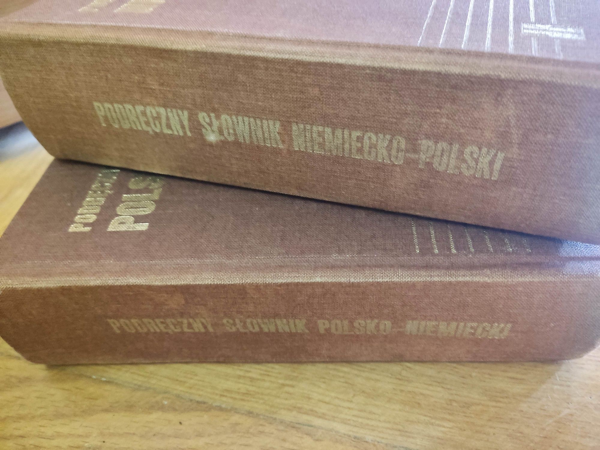 Podręczny słownik niemiecko- polski PW 1990 dwa tomy