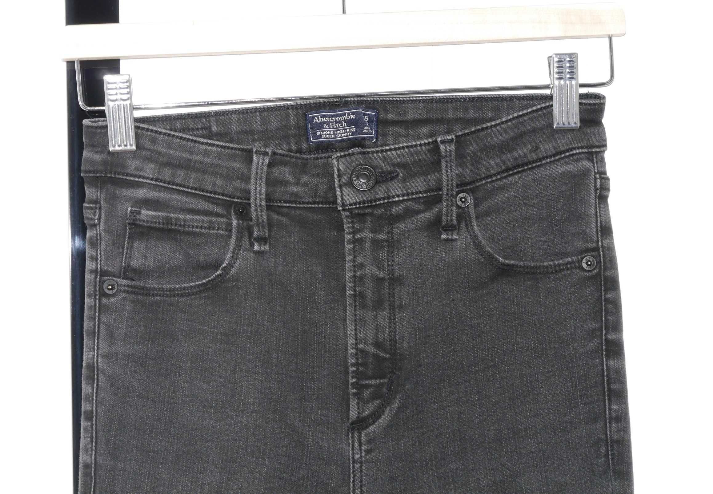 Abercrombie&Fitch rurki wysoki stan 34 XS