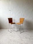 Meyer Metalstuhl hokery wiklina chrom lata 90 vintage design