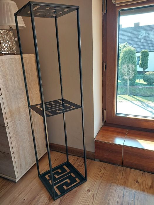 Regał , stojak metalowy , kwietnik  1 m wysoki