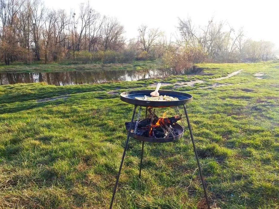 Мангал садж сковорідка з диску борони для жарки в Києві