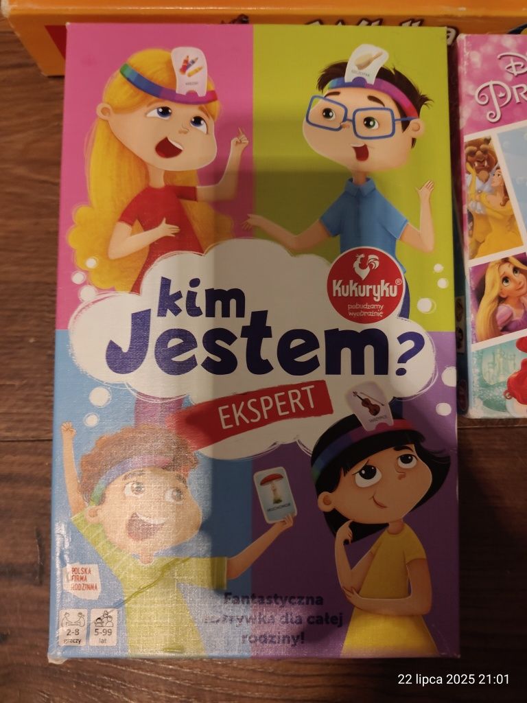 Zestaw gier dla dzieci, domino, chińczyk Harry Potter, Kopciuszek