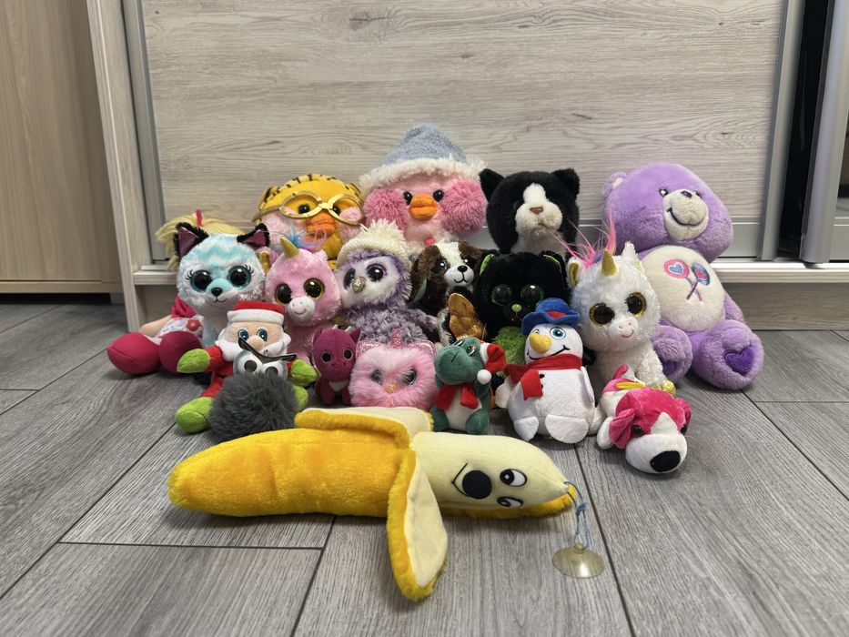 Дитячі мʼягкі іграшки