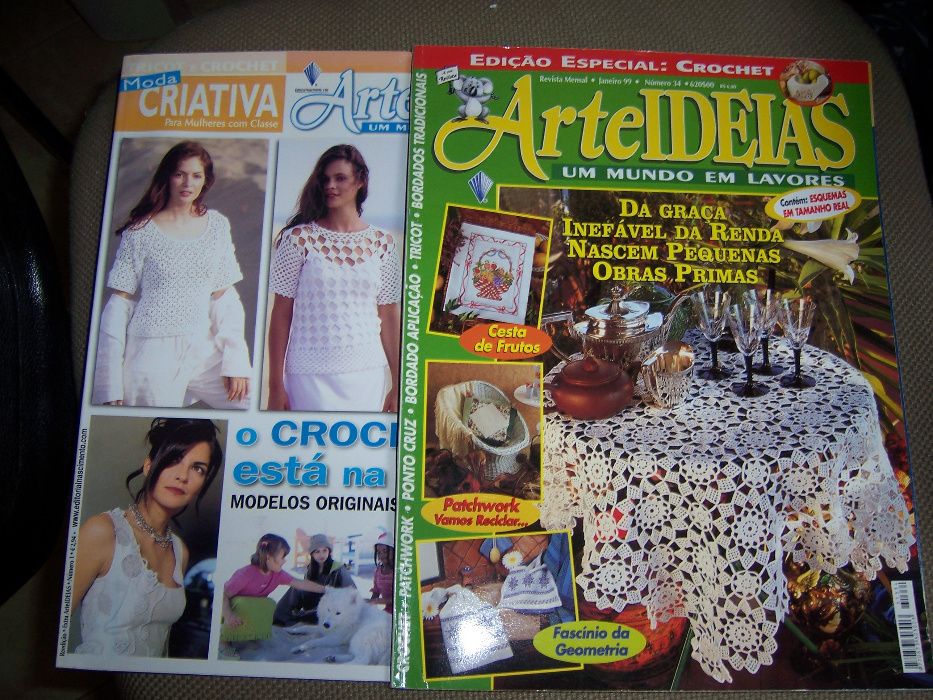 2 Revistas simples Arte Ideias