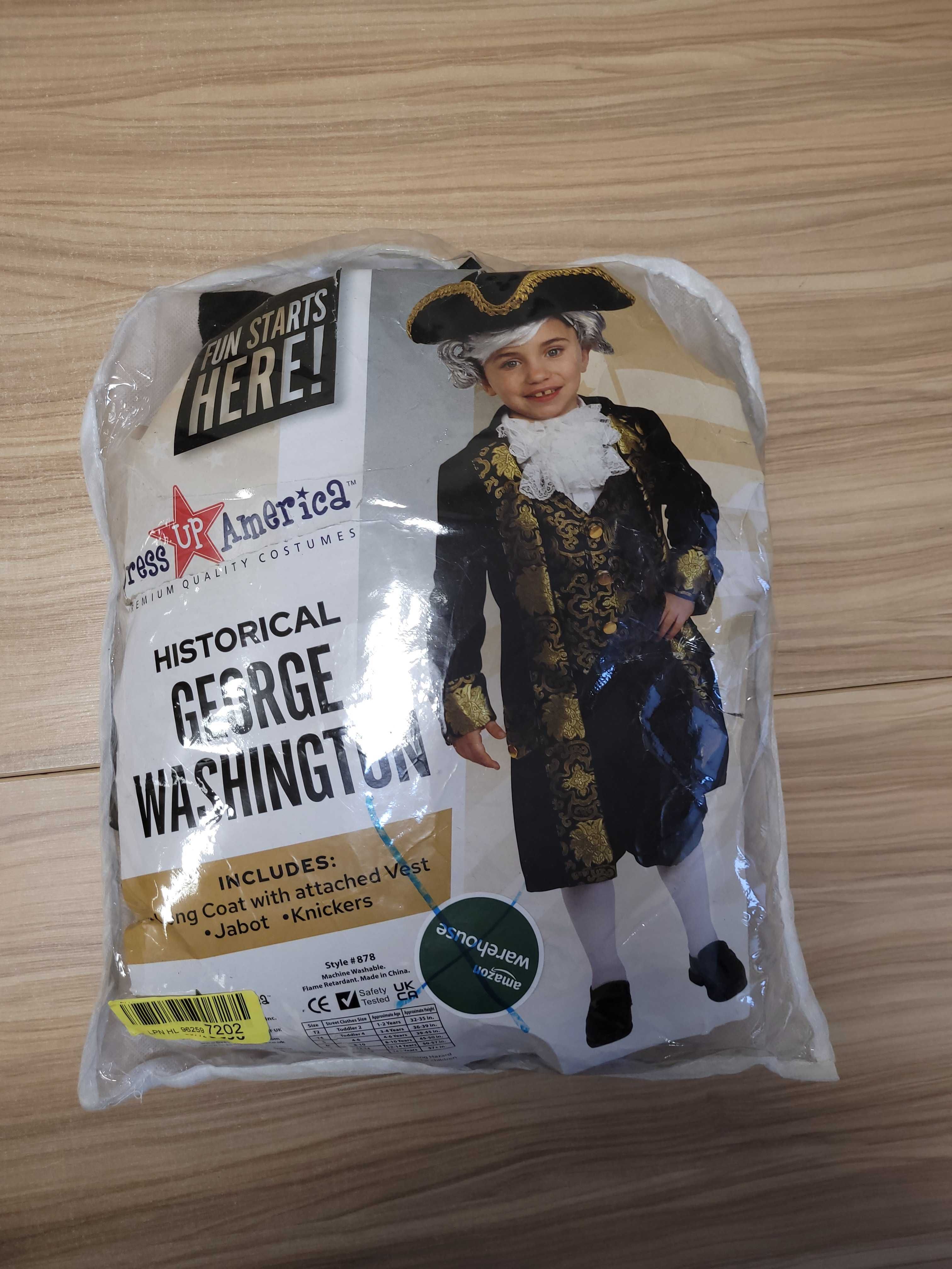 Kostium , przebranie George Washington 8-10 lat nr 77