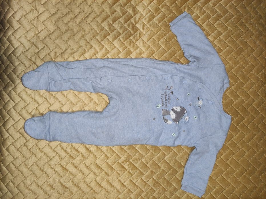 Ciepły pajacyk kombinezon Nutmeg rozmiar 74