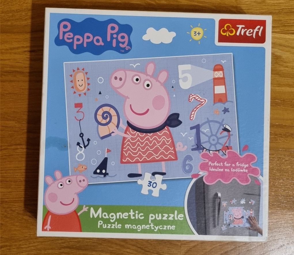 Puzzle magnetyczne świnka Pepa