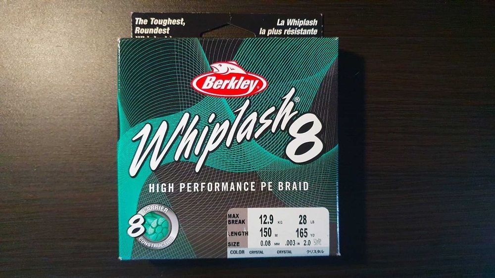 Plecionka Berkley Whiplash 8 Crystal 0.08mm 150m - 28Lb
