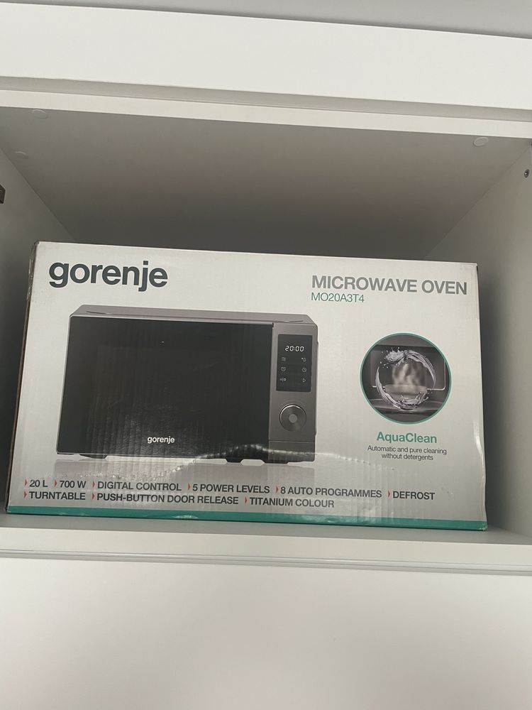 Gorenje НОВА Мікрохвильова піч/мікрохвильовка/микроволновка MO20A3T4