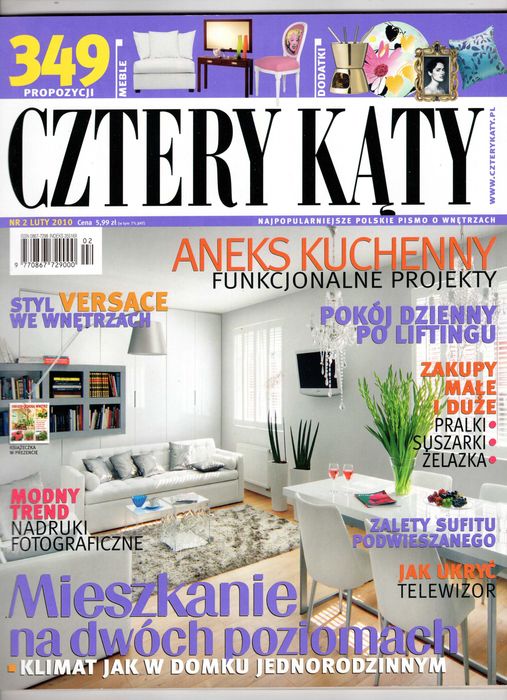 Cztery Kąty 2/2010 Mieszkanie na dwóch poziomach, Izabella Olejnik