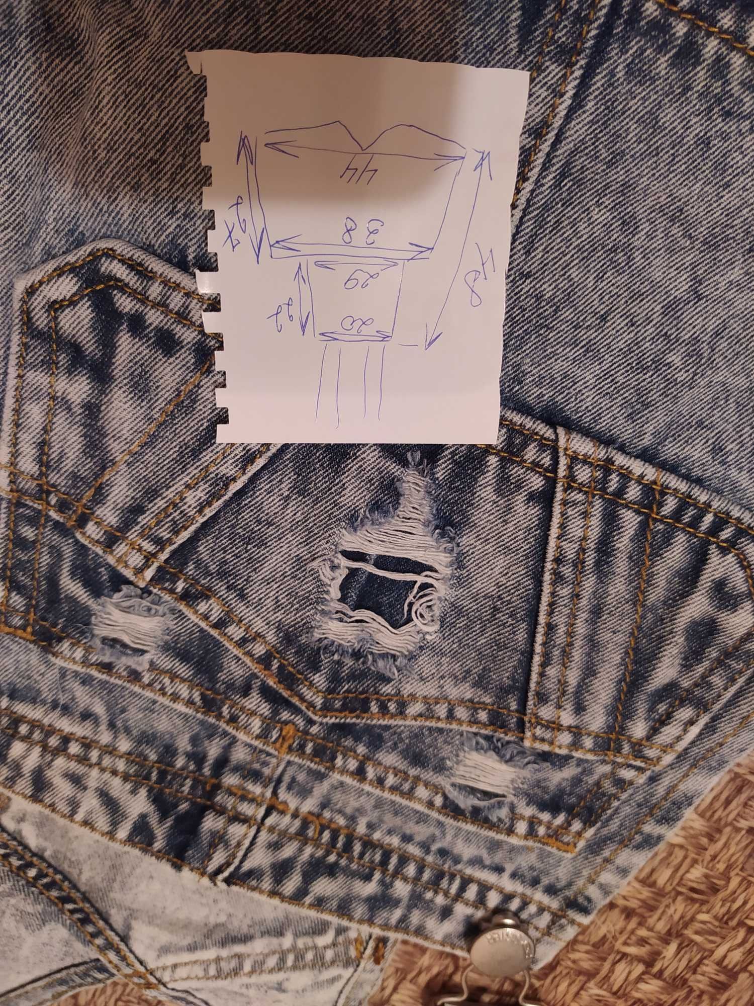 Комбинезон джинсовый шорты