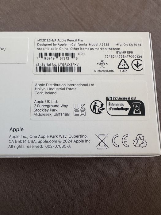 Apple pincel Pro