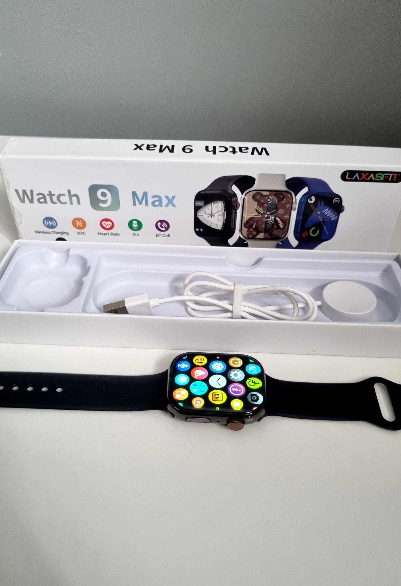 Smartwatch S9 Max czarny OKAZJA