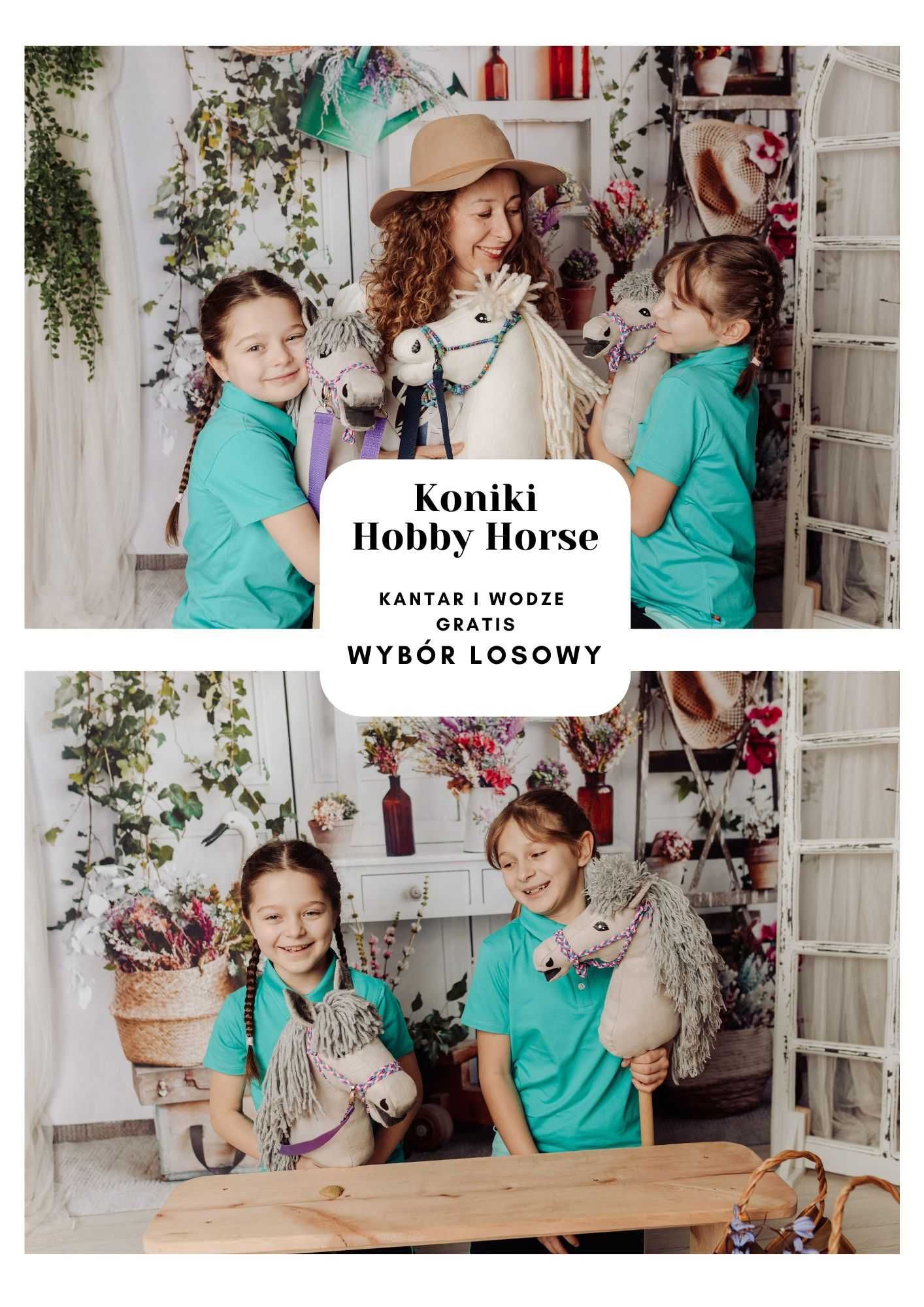 Hobby horse - konik w rozmiarze A5, czarny, kary