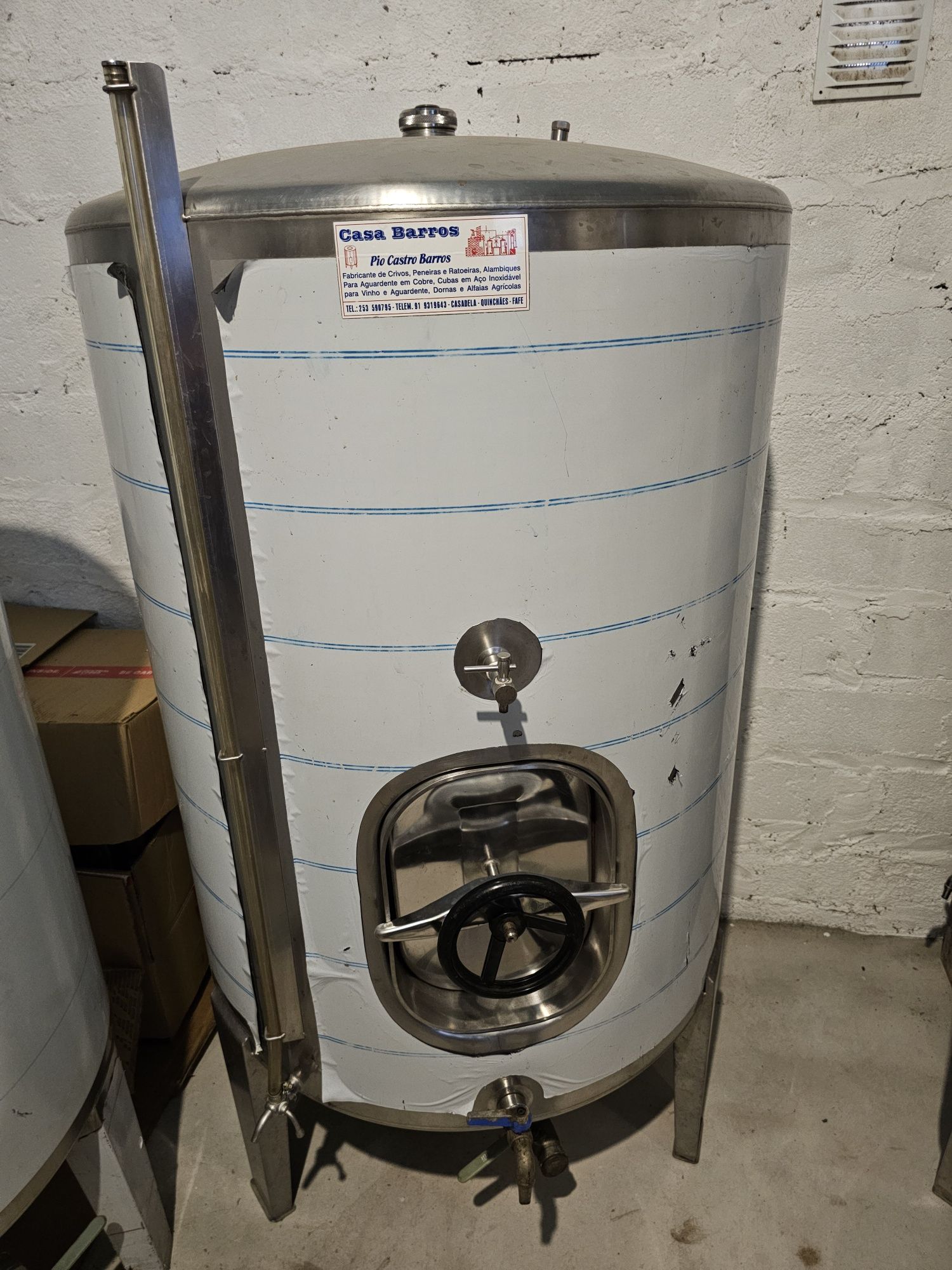 Cubas Inox para vinho