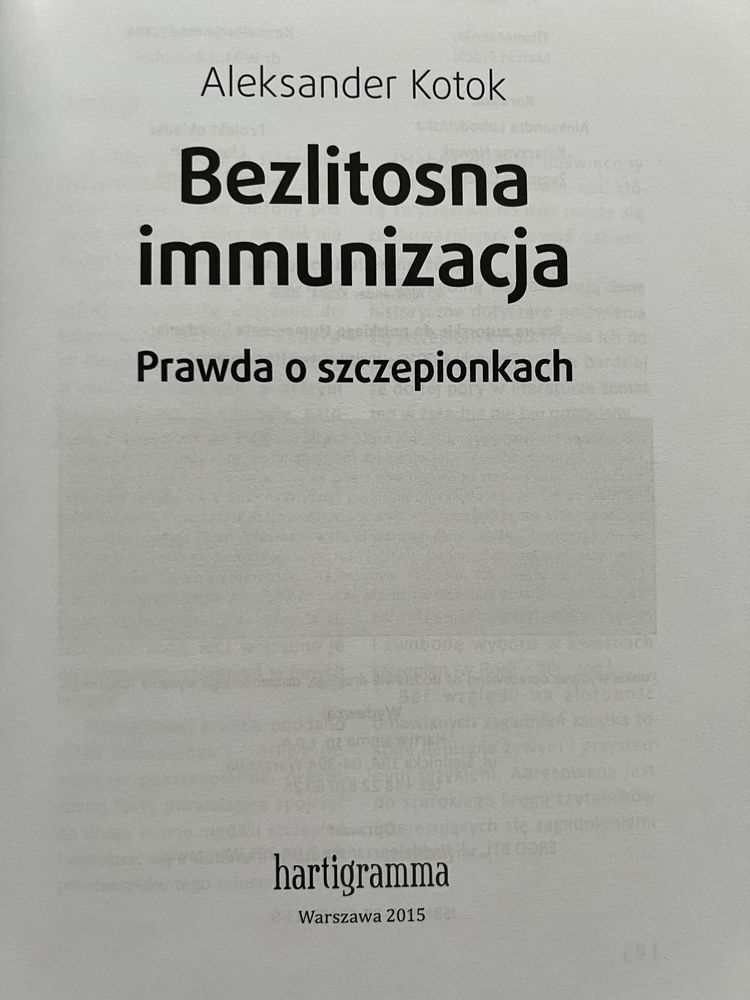 Bezlitosna immunizacja prawda o szczepionkach dr Aleksander Kotok