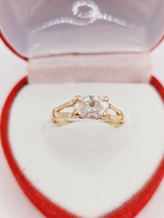 Jak NOWY! Złoty Pierścionek pr.585 (14K)