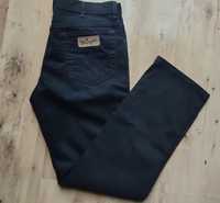 Wrangler Texas stretch czarne 35/32 (pas 90cm)