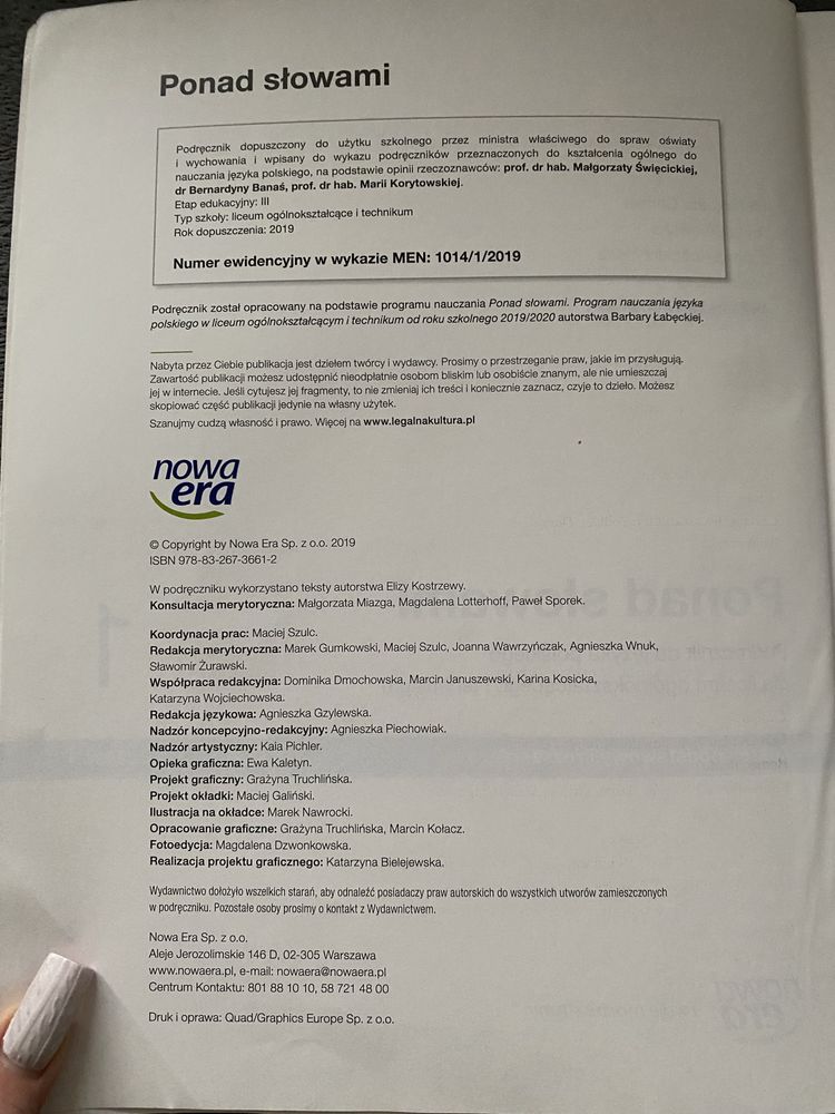 podrecznik zakres podstawowy i rozszerzony klasa 1 polski
