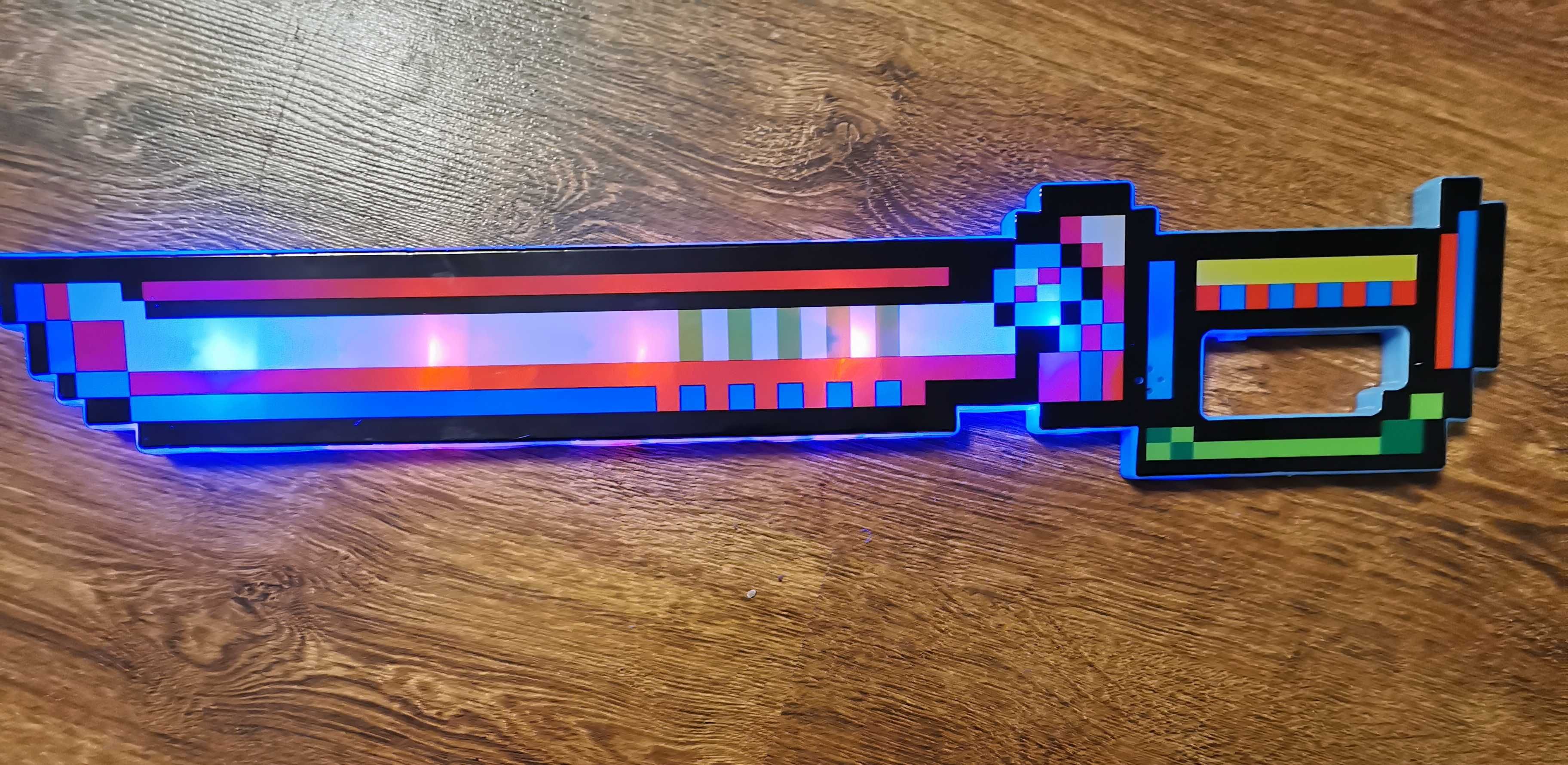 Miecz świecący szabla z dźwiękiem i odgłosami Ninjago Minecraft Nowa