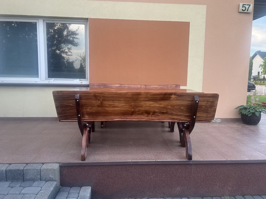 Zestaw ogrodowy  drewniany