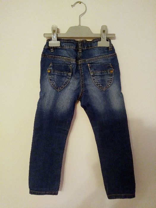 Spodnie jeansowe jeans C&A palomino regulowane dziewczynka 104