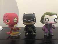 Funko Pop Joker, Batman e Flash
