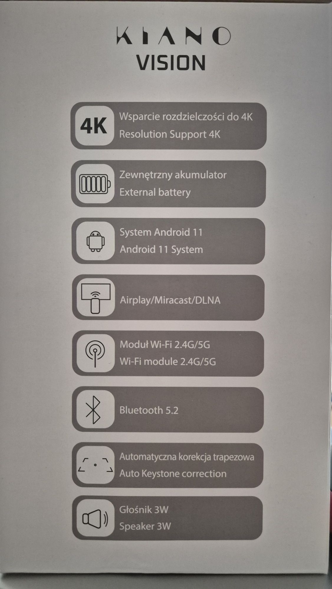 Projektor Kiano Vision Smart