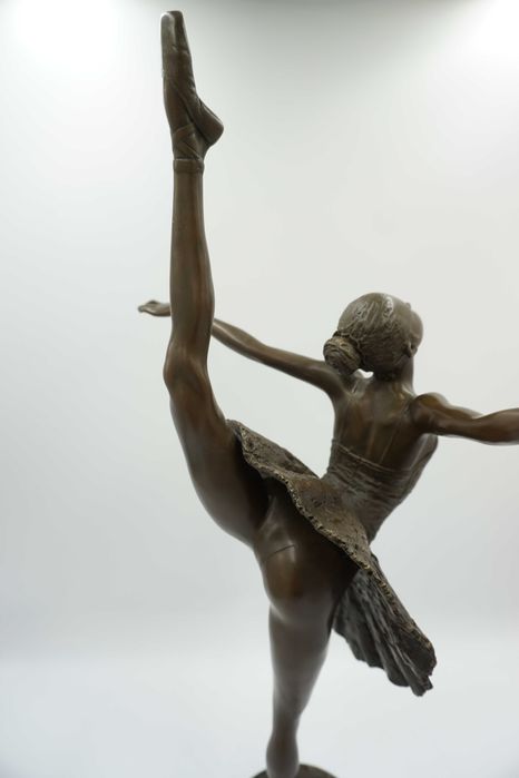 DUŻA figura z brązu balerina tancerka baletnica  67 cm