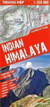 Trekking map Himalaje Indyjskie 1:350 000 mapa - praca zbiorowa