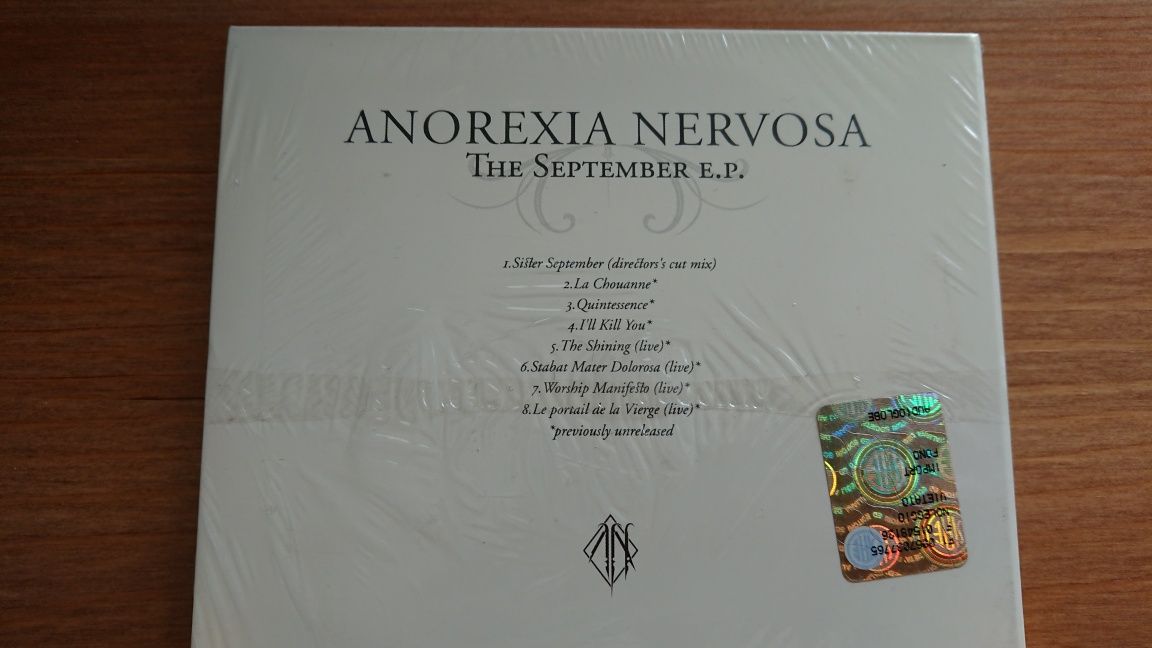 Anorexia Nervosa The September E.P. CD *NOWA* 2005 France Listenable