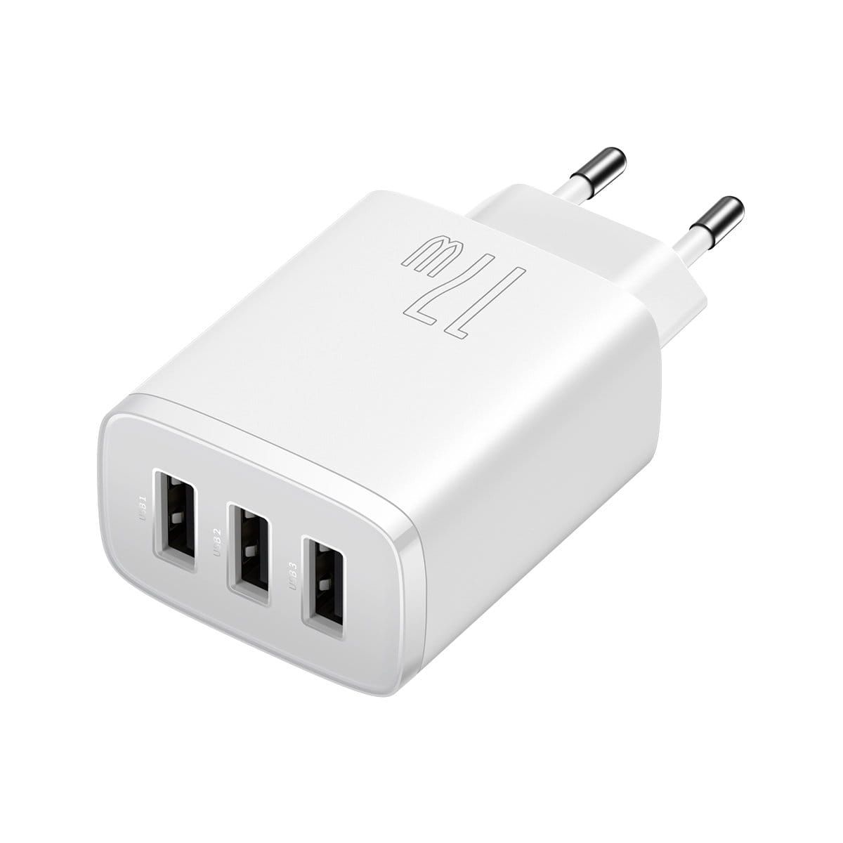 Baseus Compact Szybka Ładowarka Wieloportowa 3xUSB 17W Sklep Warszawa