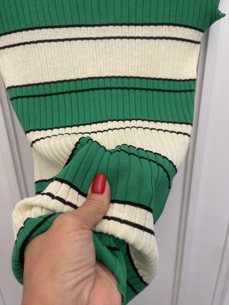 MAX MARA piekna bluzka, top, bawelna z jedwabiem