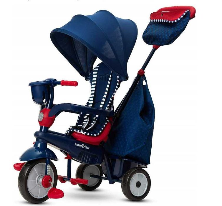 Rower trójkołowy Smart Trike WH08 Czerwony, Niebieski