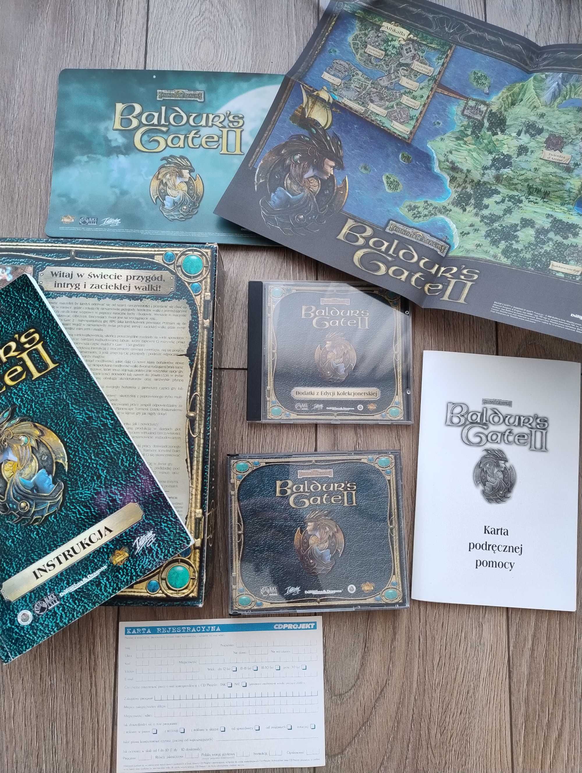 Baldur's Gate 2 II i Tron Bhalla - gra PC, komplet, bonus
