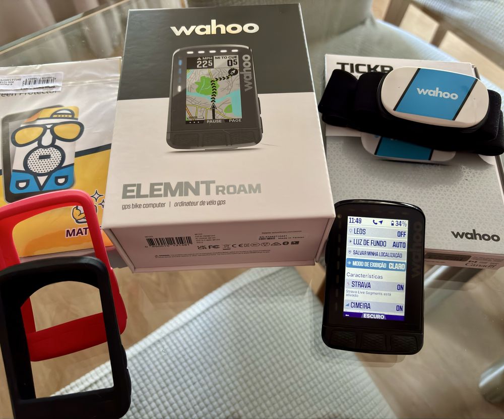 GPS Wahoo Roam V2 + HR Tickr